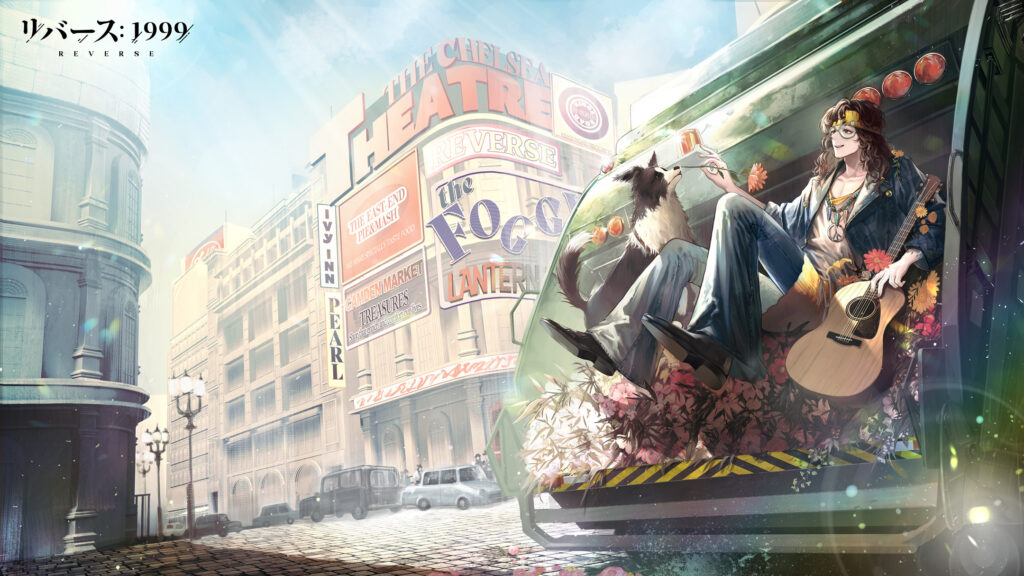 BLUEPOCH GAMES『リバース：1999』イベント「リメカップ窃盗事件」のために、ひろせが制作した広告用イラストレーション。