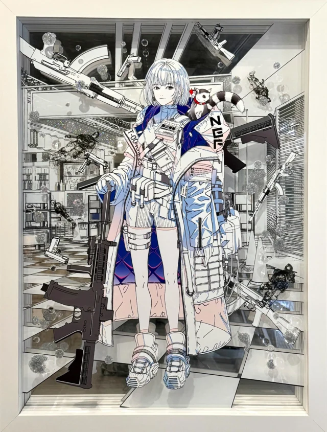 What no longer needs to be punished, freedom given

Size: 606 × 803 × 60 mm 

Materials: UV print on acrylic sheet ×3, UV print on Mirror-finished acrylic sheet, UV resin, glitter powder, frame 

2024

#ContemporaryArt
#MixedMediaArt
#AcrylicArt
#JapaneseArtist
#ArtCollector